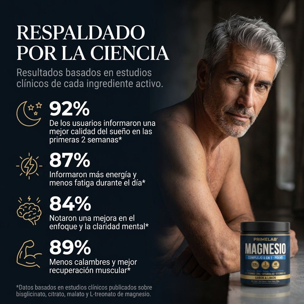 PrimeLab® | Magnesio Complejo 5 en 1 en Polvo