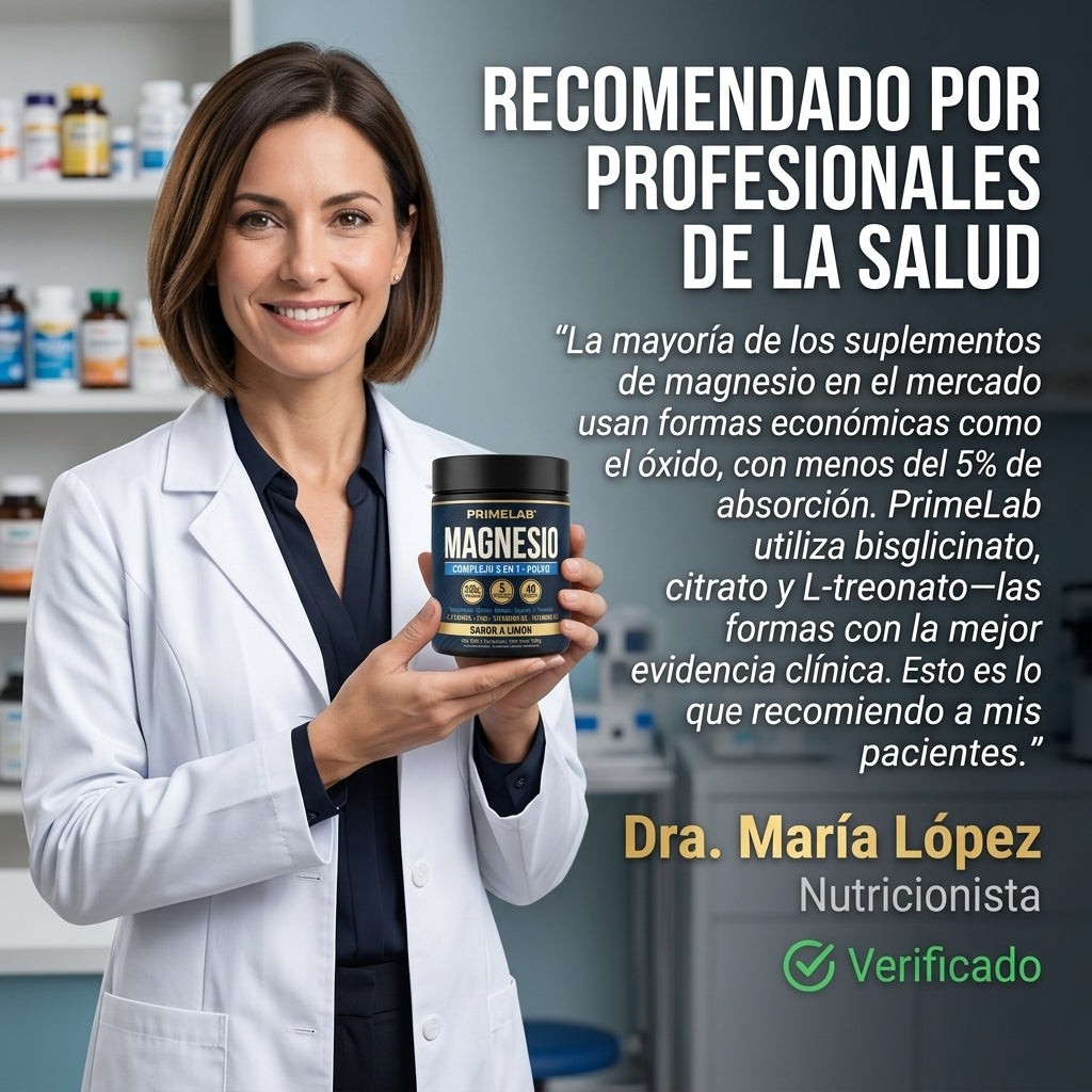 PrimeLab® | Magnesio Complejo 5 en 1 en Polvo