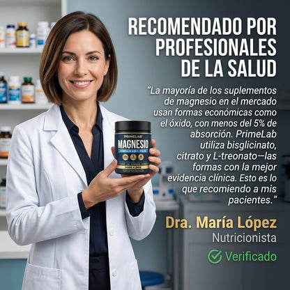 PrimeLab® | Magnesio Complejo 5 en 1 en Polvo