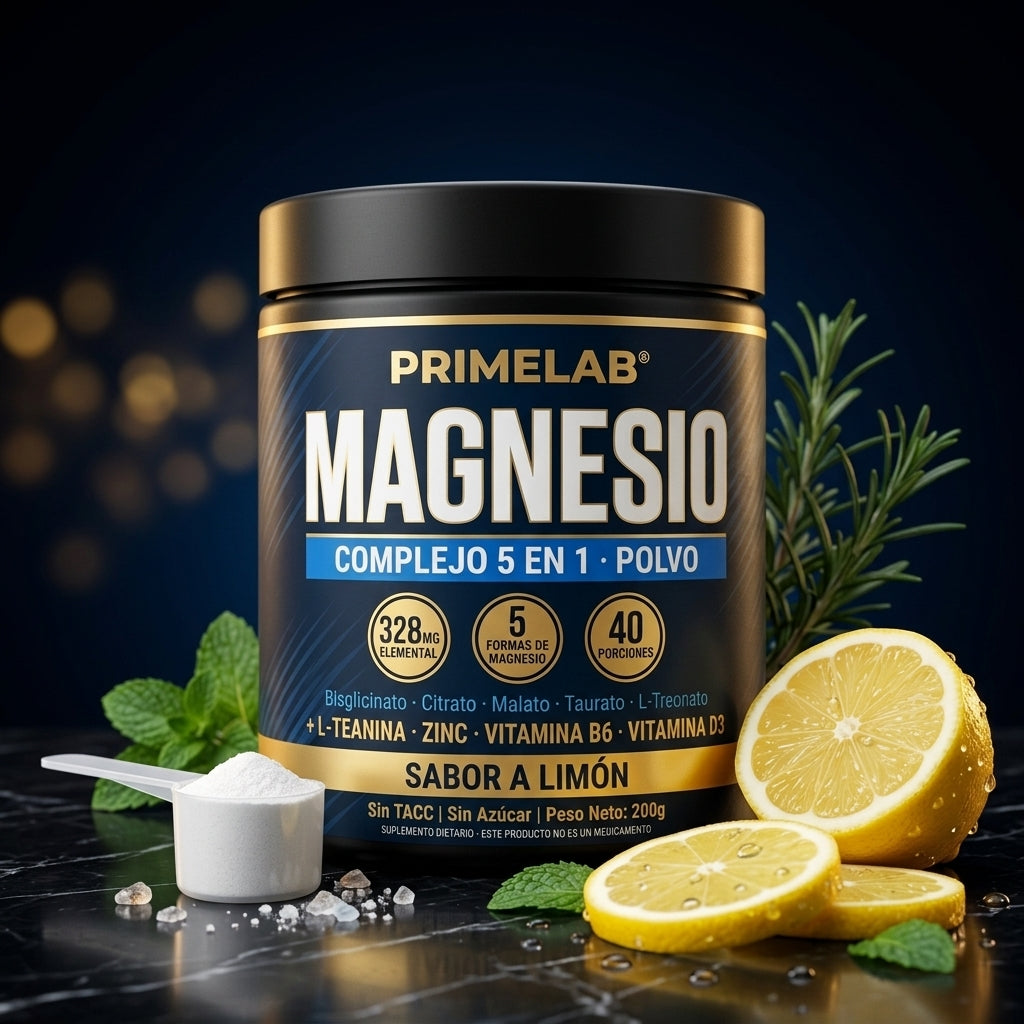 PrimeLab® | Magnesio Complejo 5 en 1 en Polvo